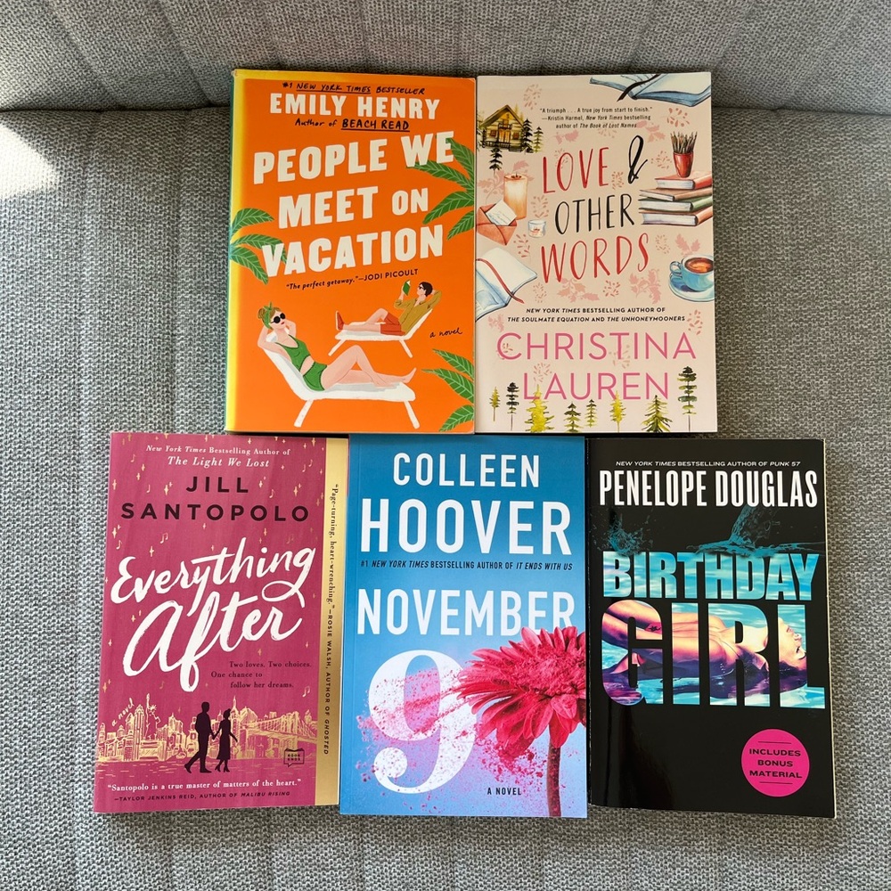 Assorted Paperback Romance & Contemporary Fiction Book